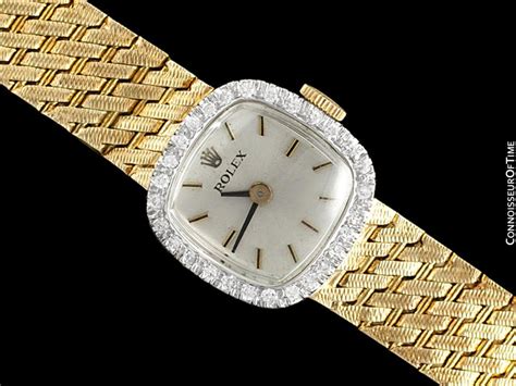 vintage ladies rolex watch with diamonds|vintage women's rolex watches 1980.